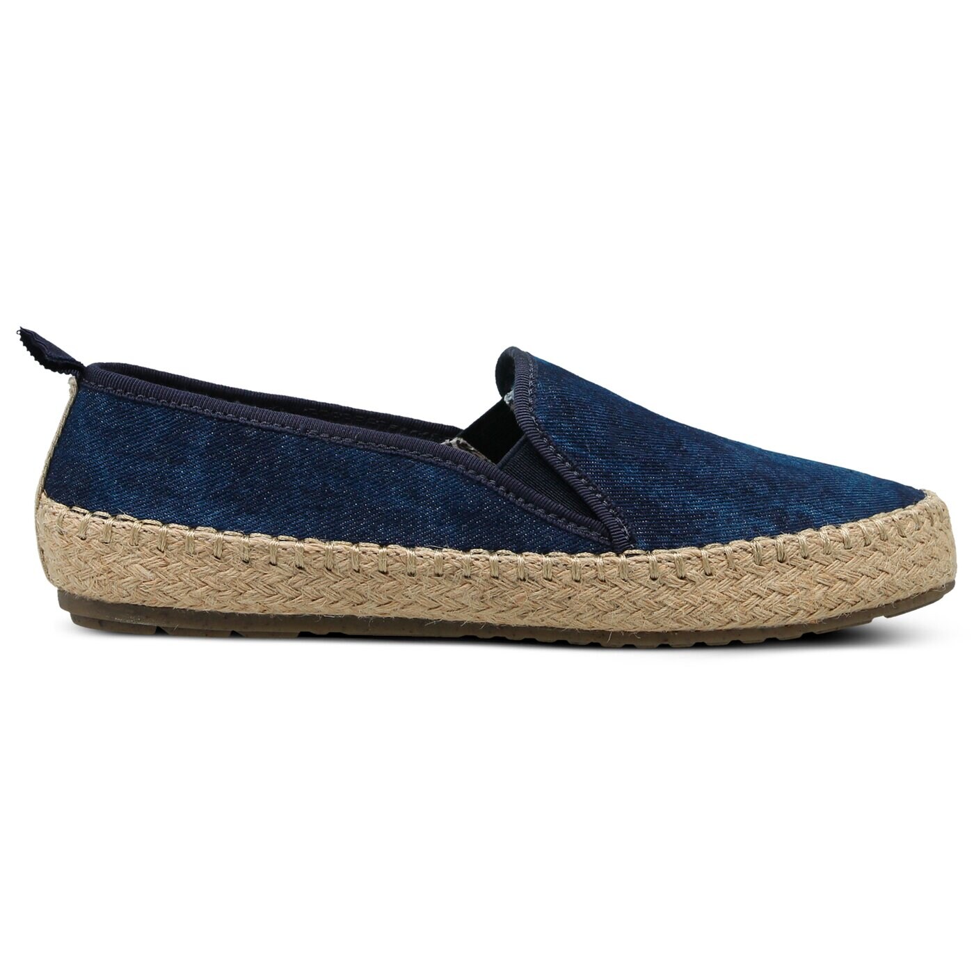 Damskie espadryle EMU GUM DARK DENIM DISTRESS w11385darkdenimdist kolor granatowy