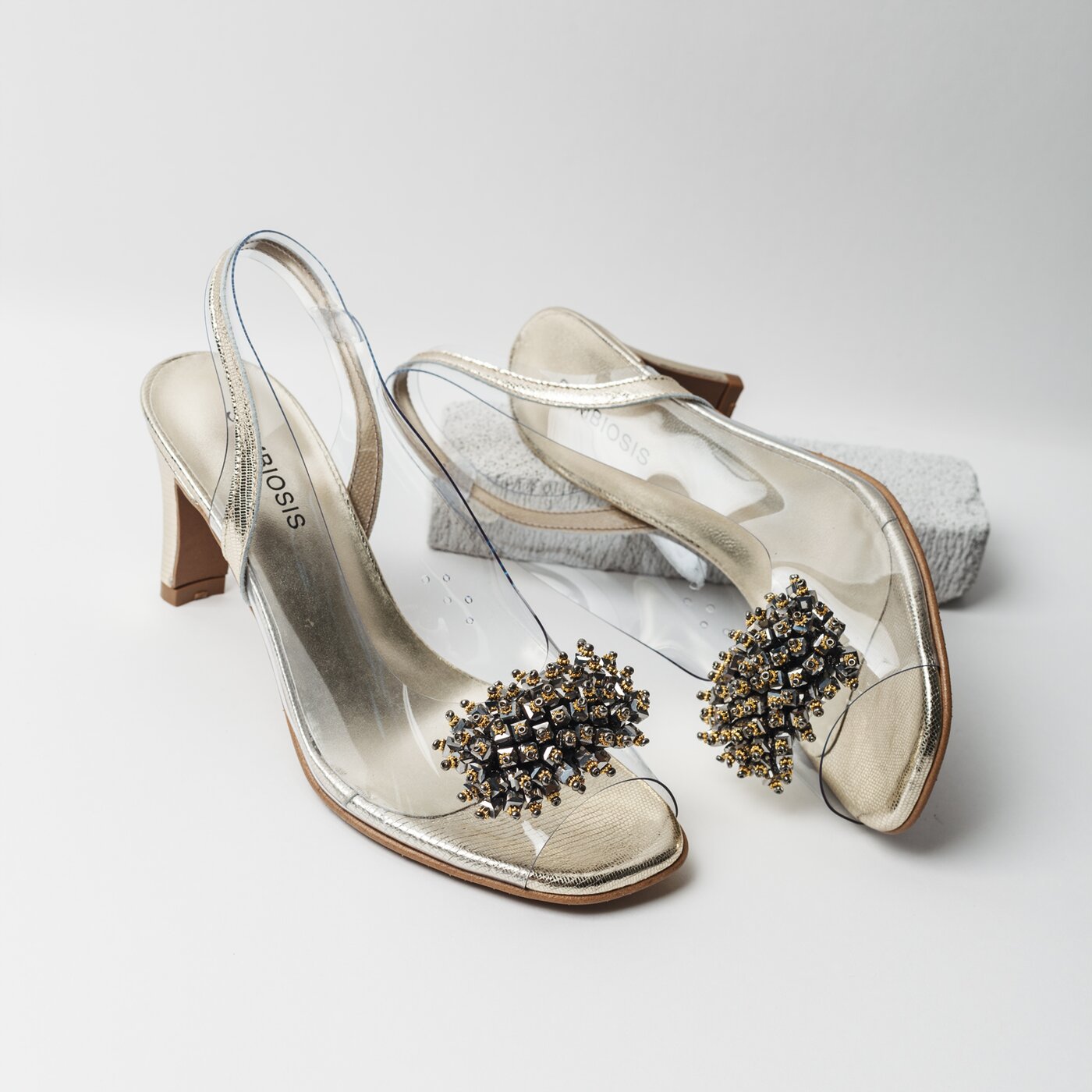 Damskie sandały SYMBIOSIS CARMEN SANDALS  sywc218002 kolor srebrny