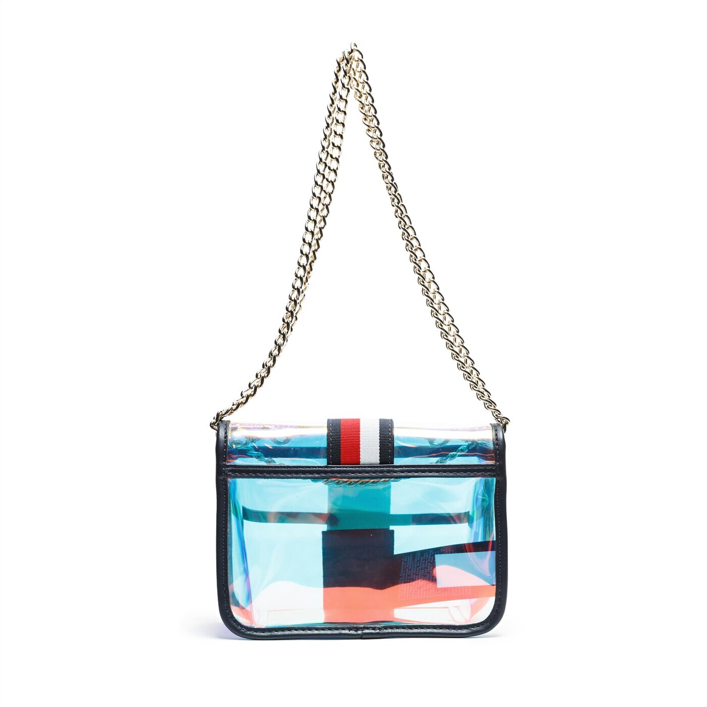 Damska torebka TOMMY HILFIGER TOREBKA TH HERITAGE MINI CROSSOVER IRRI aw0aw06872901 kolor multicolor