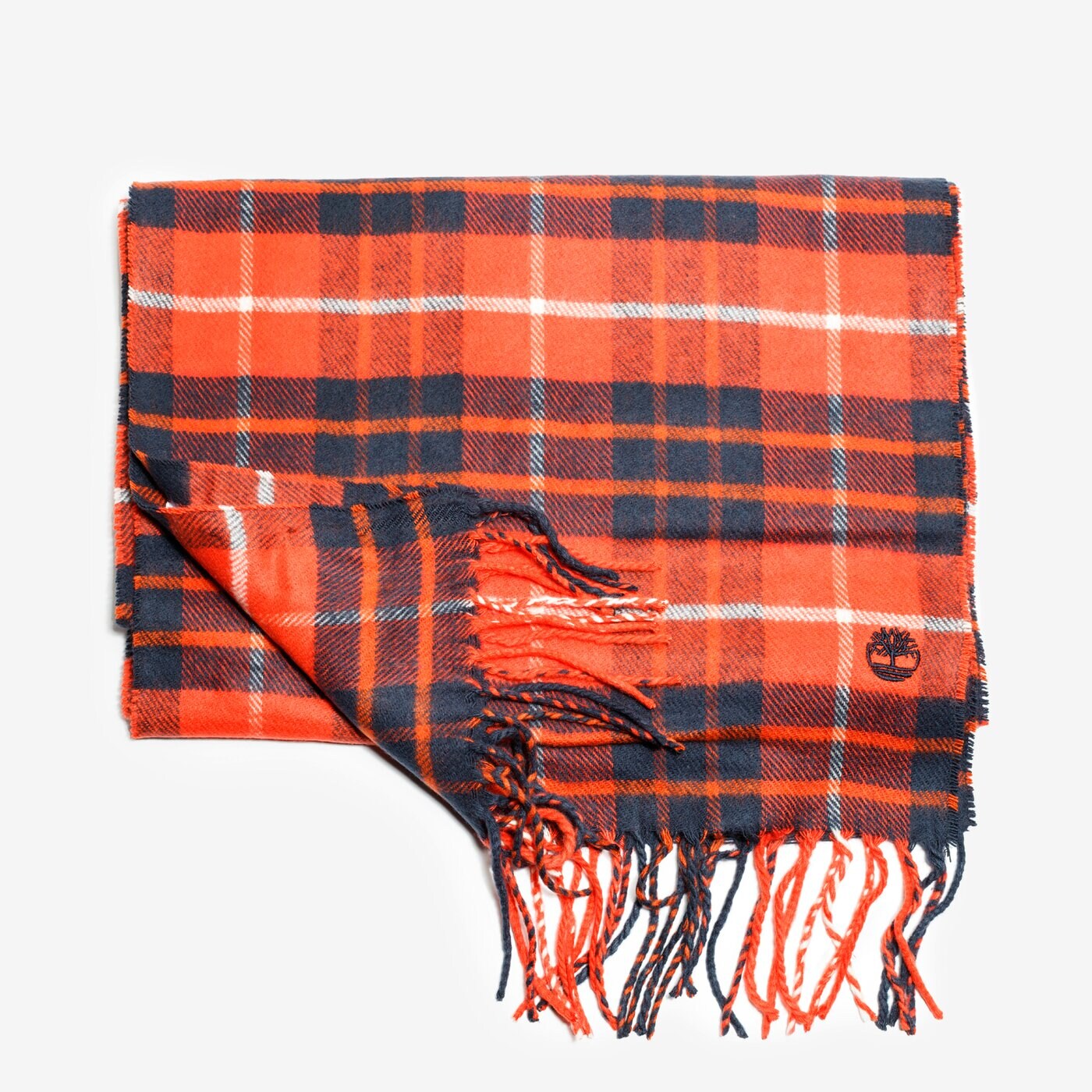 Męski szalik / rękawiczki TIMBERLAND SZALIK PLAID SCARF tb0a1evt8451 kolor pomarańczowy