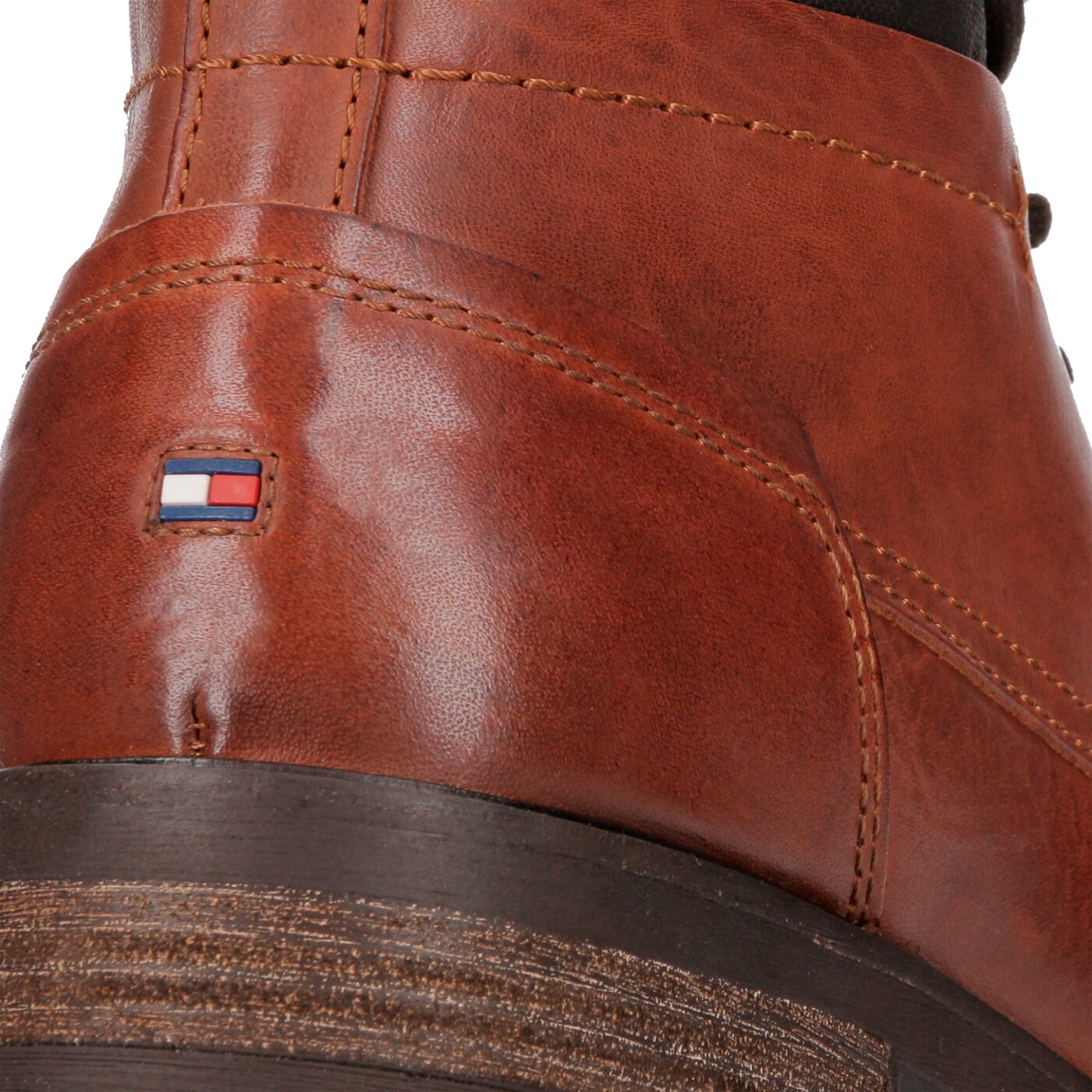 Męskie buty za kostkę TOMMY HILFIGER CURTIS 13A fm0fm00711906 kolor brązowy