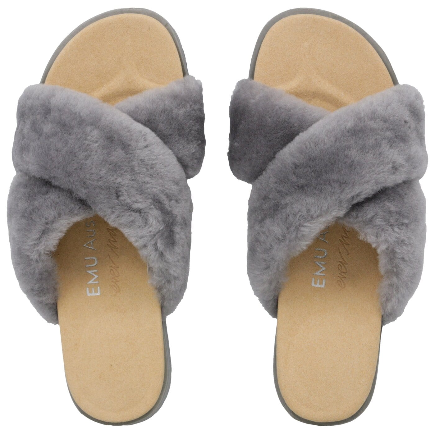 Damskie klapki EMU MAREEBA w11880dovegrey kolor szary