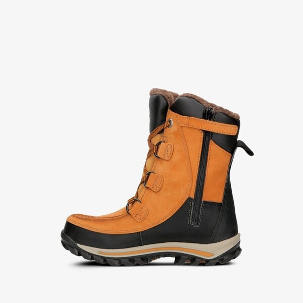 Dziecięce buty outdoor / trekkingowe TIMBERLAND CHILLBERG HP WP BOOT tb03571r2311 kolor żółty