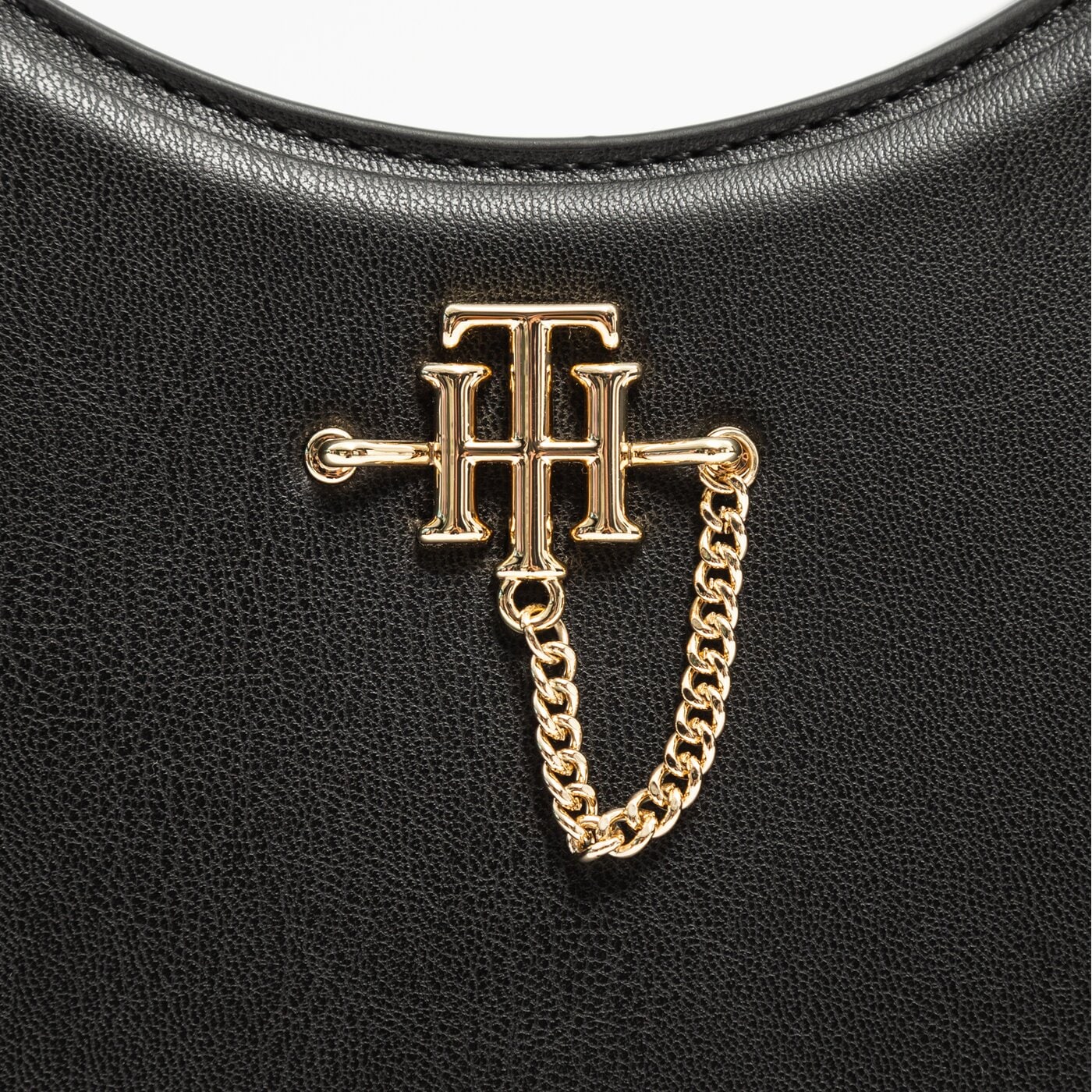 Damska torebka TOMMY HILFIGER TOREBKA TH CHAIN SHOULDER BAG aw0aw11341bds kolor czarny