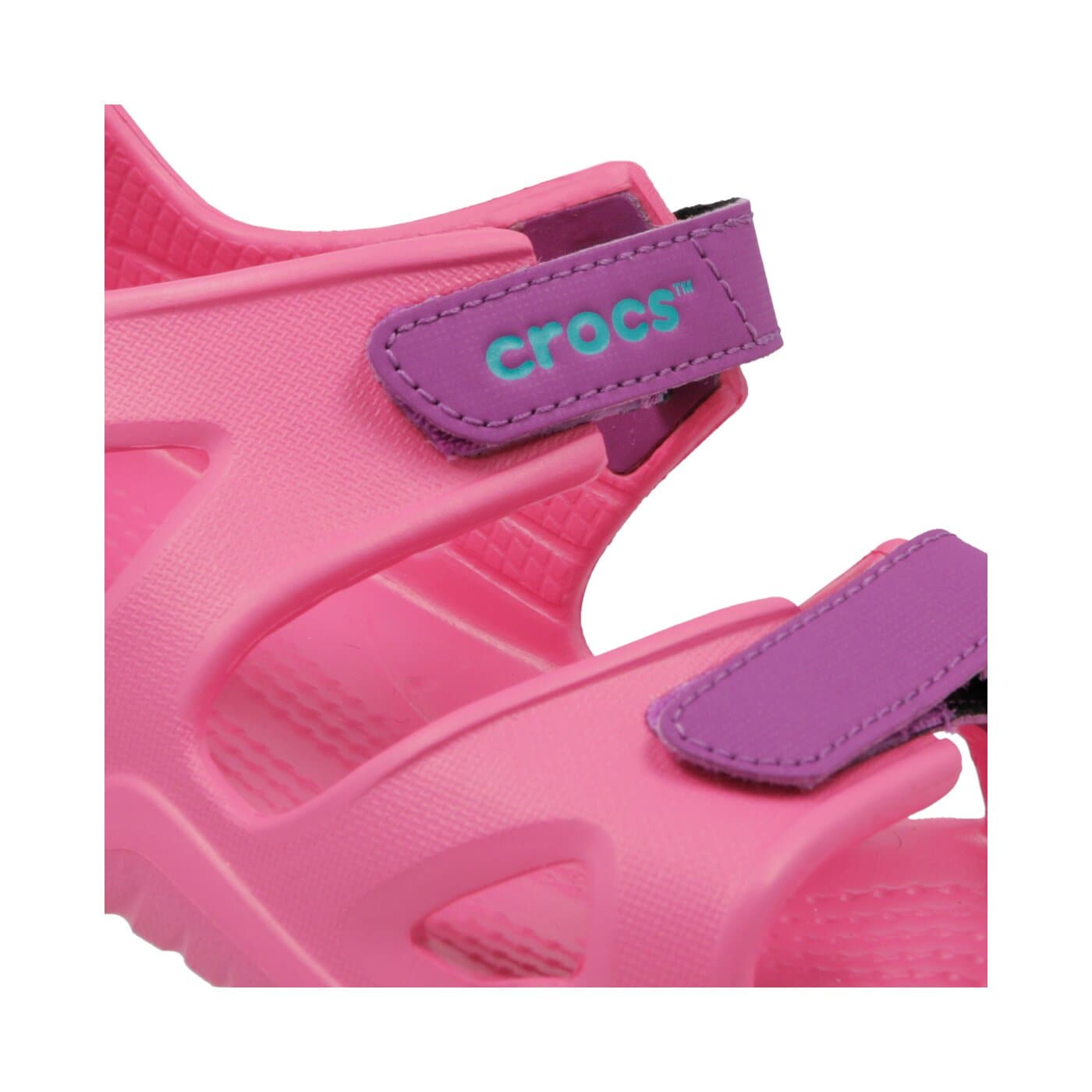 Dziecięce sandały / klapki CROCS SWIFTWATER RIVER SANDAL K 20498860oi kolor różowy