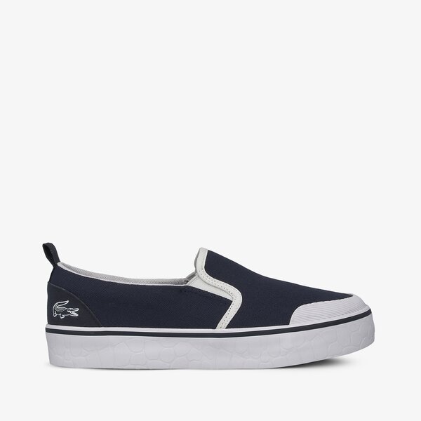 Dziecięce trampki LACOSTE GAZON CROCO 220 1 CUJ 739cuj0013092 kolor granatowy