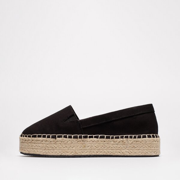 Damskie espadryle CALVIN KLEIN FLATFORM ESPADRILLE yw0yw00661bds kolor czarny