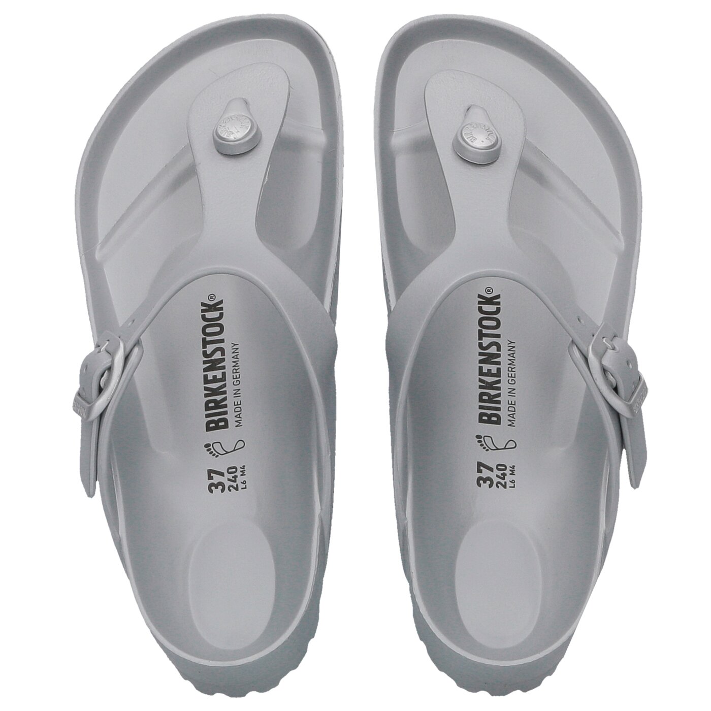 Damskie klapki BIRKENSTOCK GIZEH EVA 1003496 kolor szary