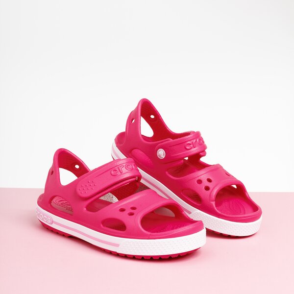 Dziecięce sandały / klapki CROCS CROCBAND II SANDAL PS 1485466ii kolor różowy