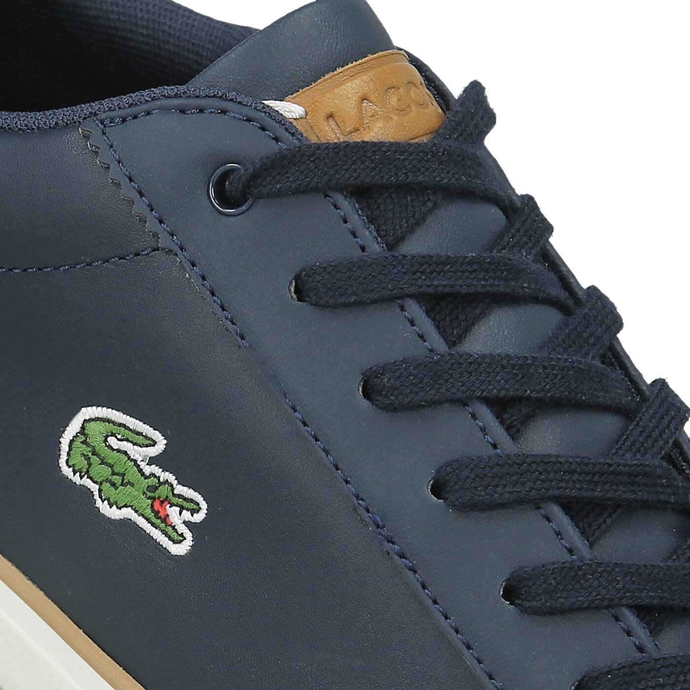 Męskie trampki LACOSTE LEROND 118 1 735cam00744c1 kolor granatowy