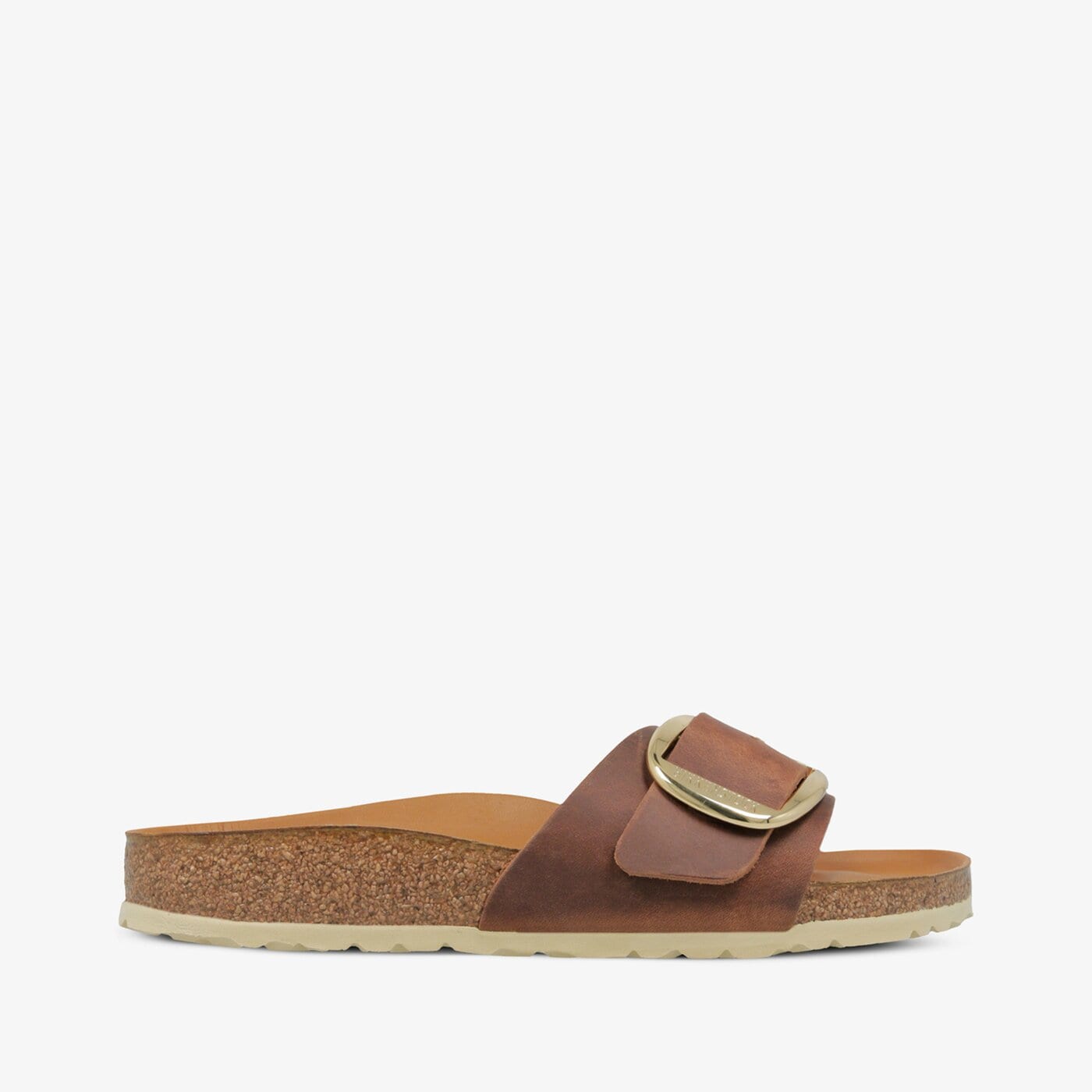 Damskie klapki BIRKENSTOCK MADRID BIG BUCKLE 1006525 kolor brązowy