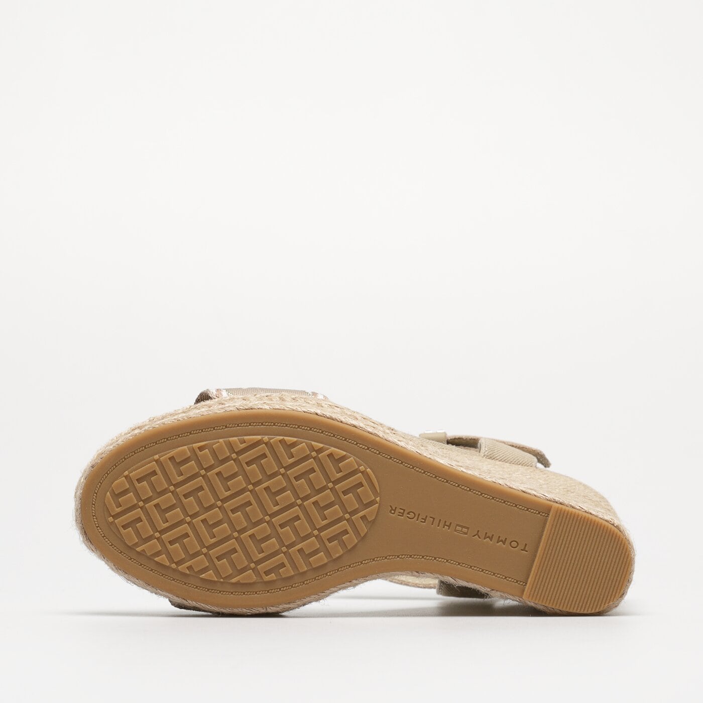 Damskie szpilki / czółenka TOMMY HILFIGER SEASONAL WEBBING WEDGE fw0fw07088rbt kolor beżowy