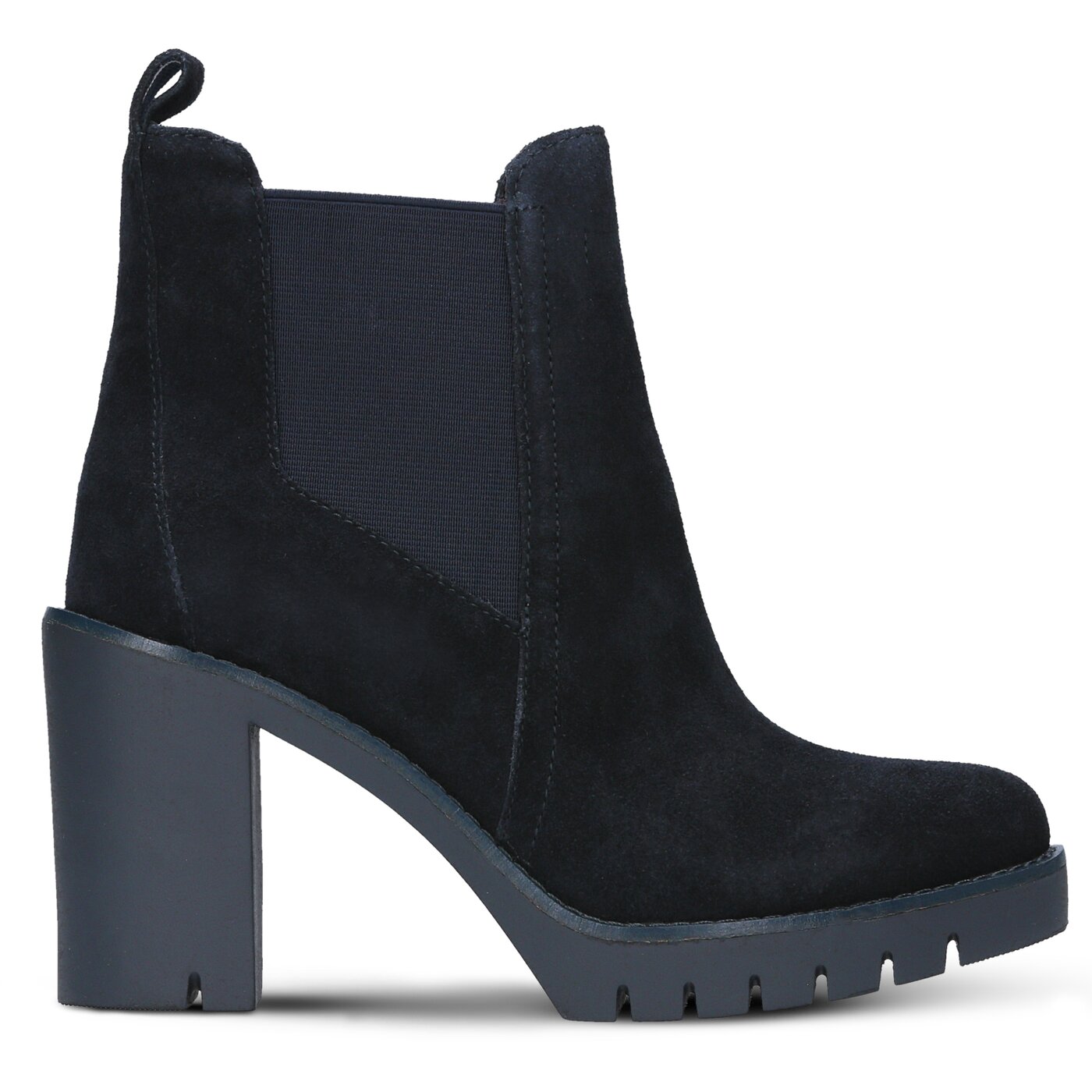 Damskie botki / sztyblety TOMMY HILFIGER P1285AOLA 1B fw56821570403 kolor granatowy