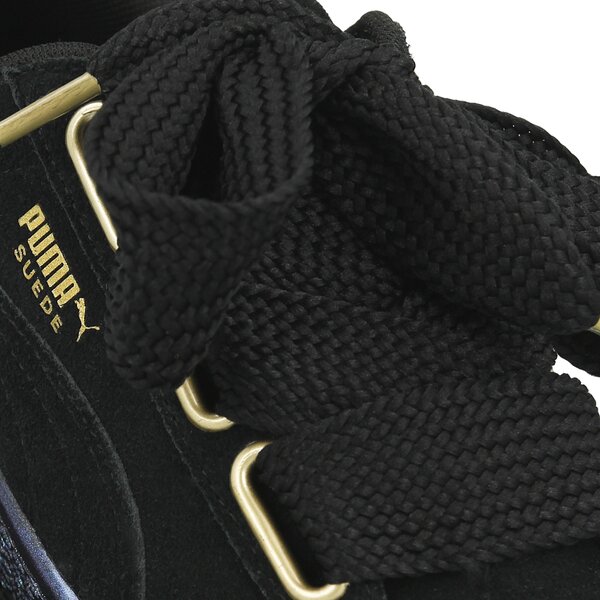 Damskie sneakersy (buty) PUMA SUEDE HEART SATIN 36271403 kolor czarny