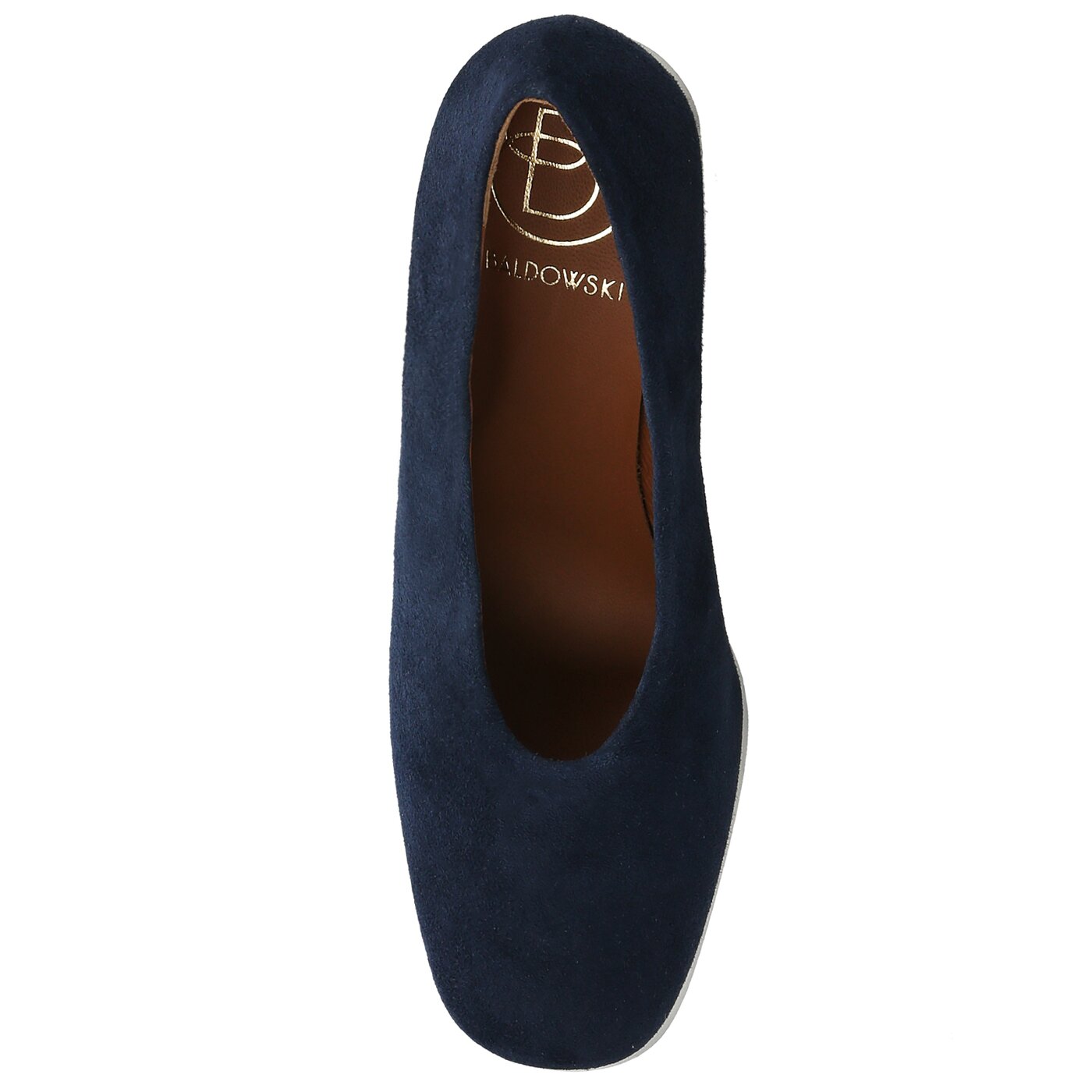 Damskie szpilki / czółenka BALDOWSKI LINE-B MINIMAL ALMOND d017553868g06 kolor granatowy