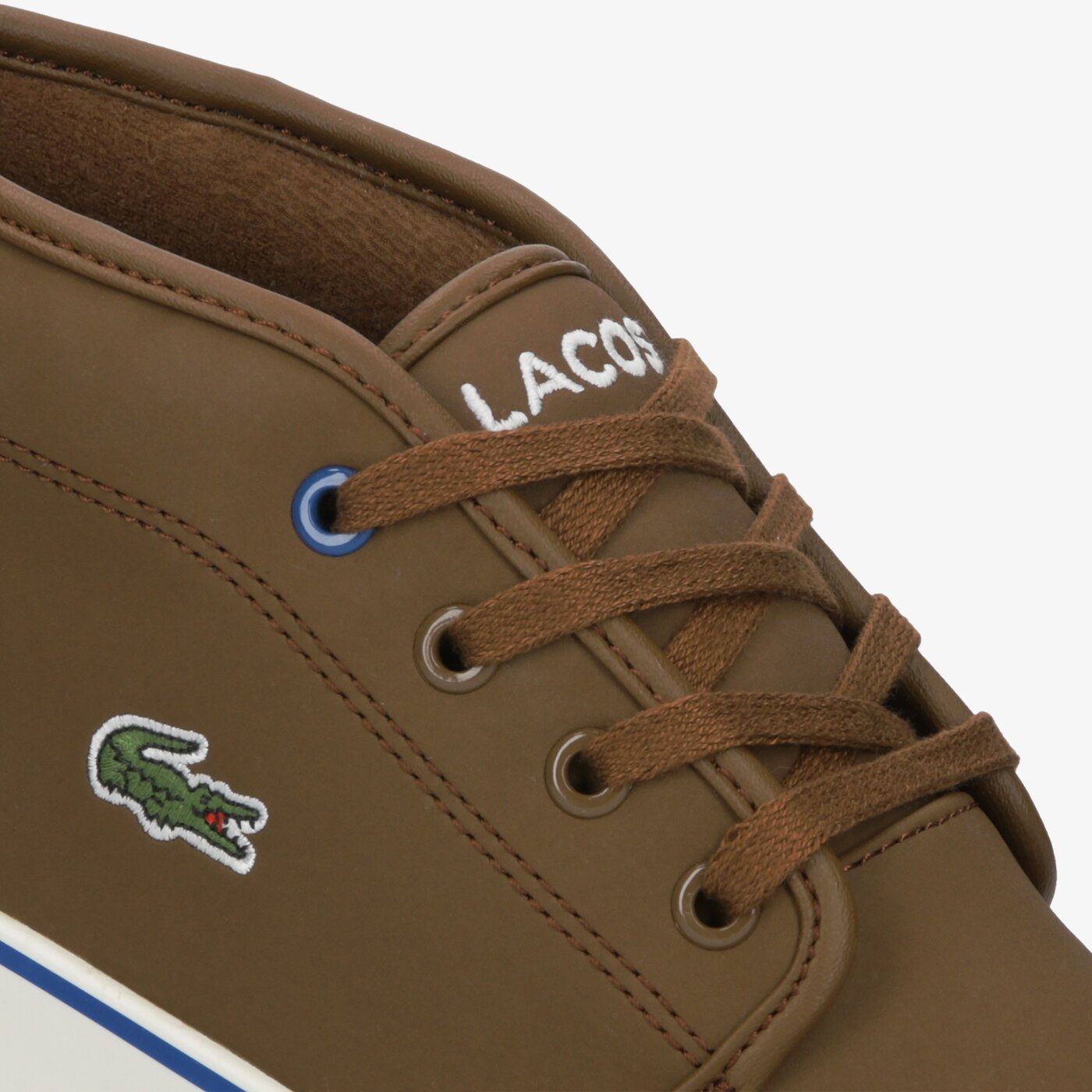 Dziecięce trampki LACOSTE AMPTHILL THERMO 419 1 CUJ 738cuj0002y65 kolor brązowy