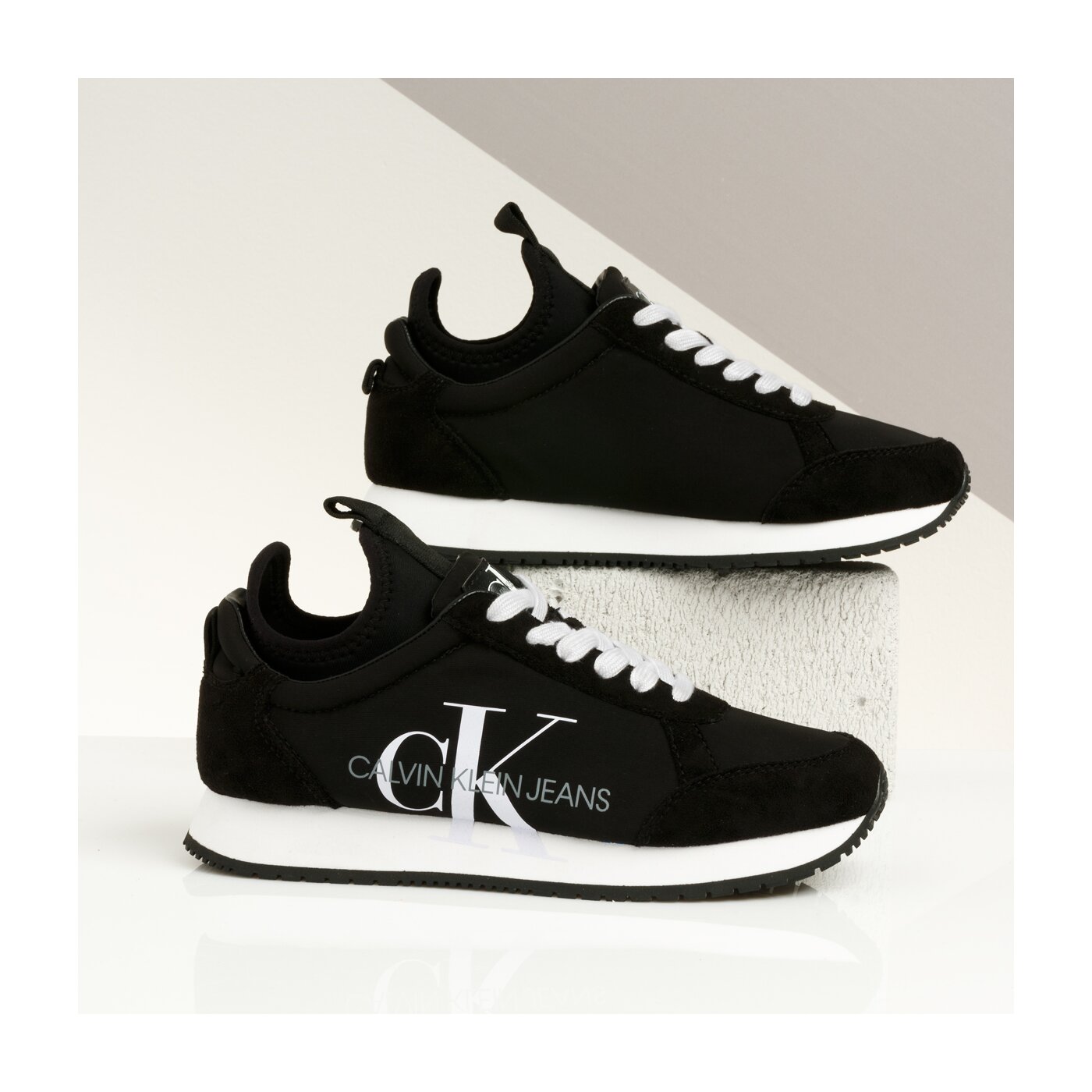 Damskie sneakersy (buty) CALVIN KLEIN JOSSLYN r0825blk kolor czarny