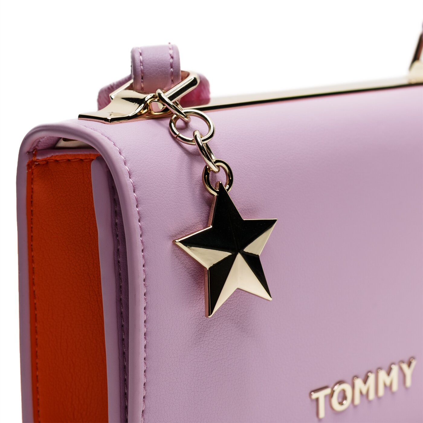 Damska torebka TOMMY HILFIGER TOREBKA TOMMY STATEMENT CROSSOVER aw0aw06438521 kolor różowy