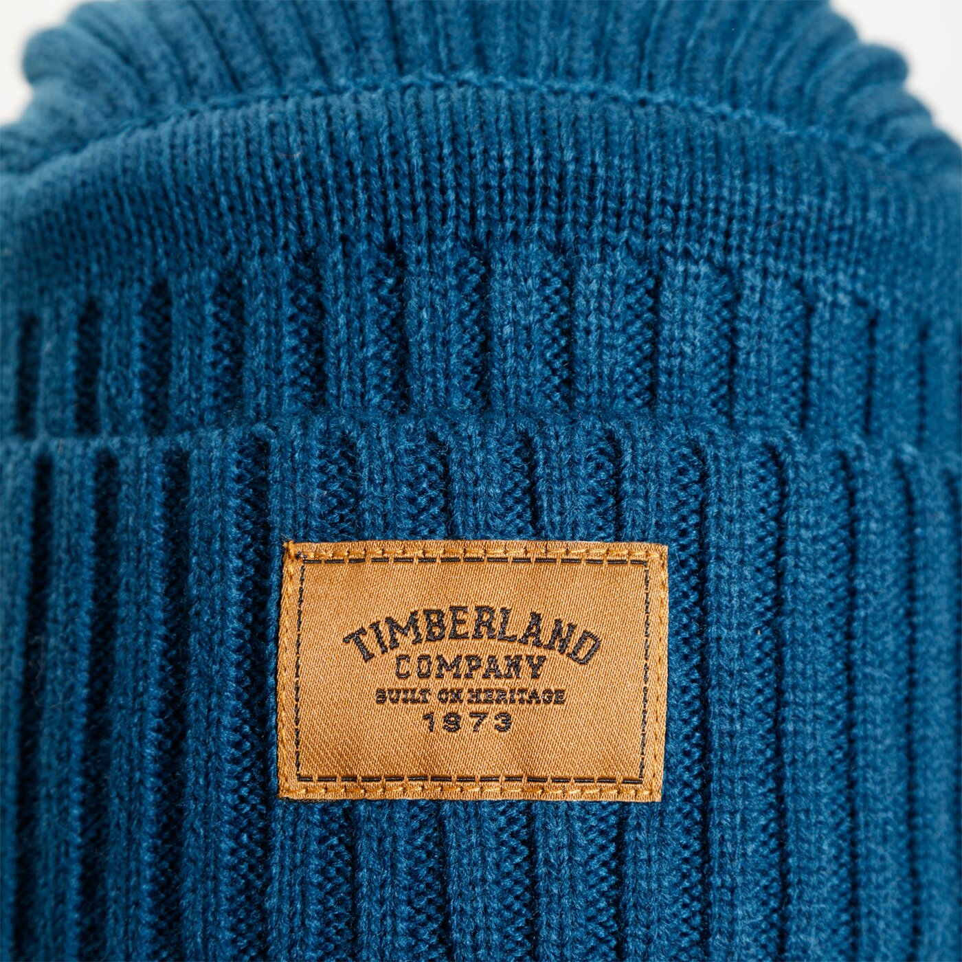 Męska czapka zimowa TIMBERLAND CZAPKA ZIMOWA RIBBED BEANIE tb0a1egwu481 kolor niebieski
