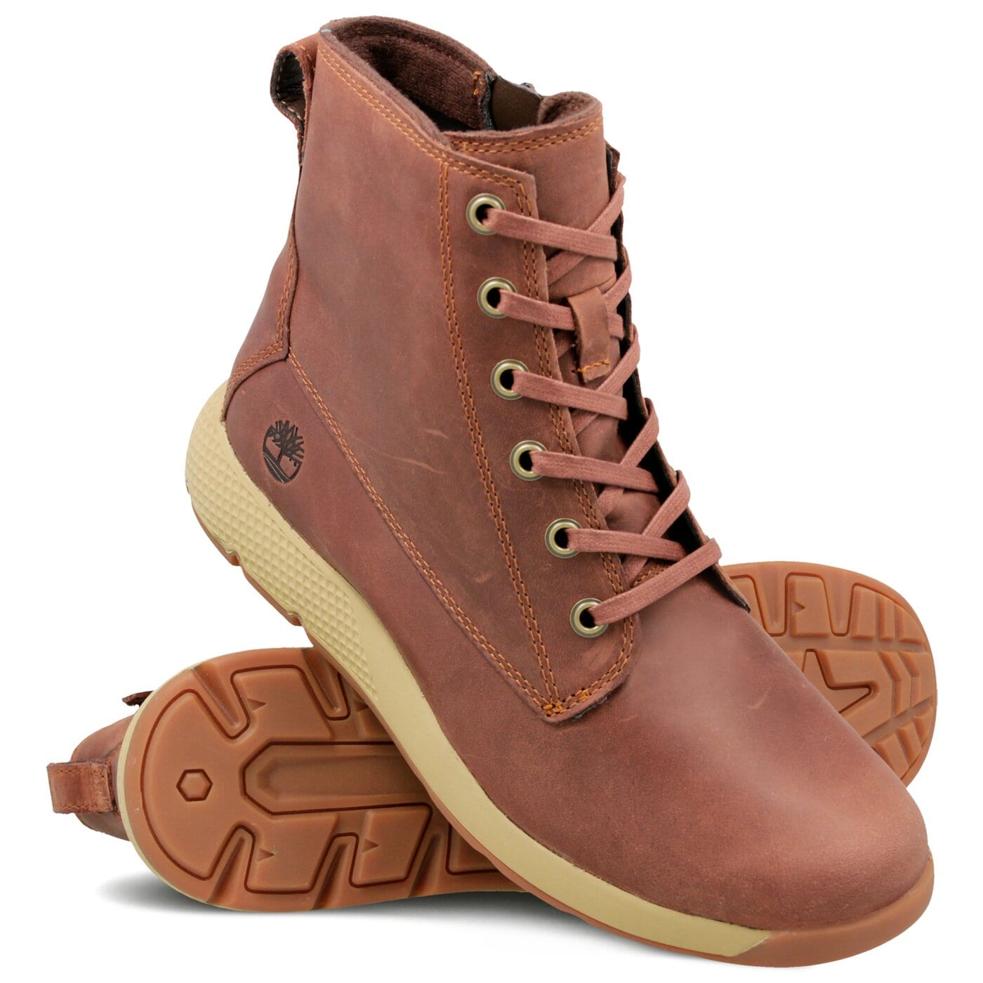 Dziecięce buty za kostkę TIMBERLAND METROROAM 6 IN CASUAL a1vpg kolor brązowy
