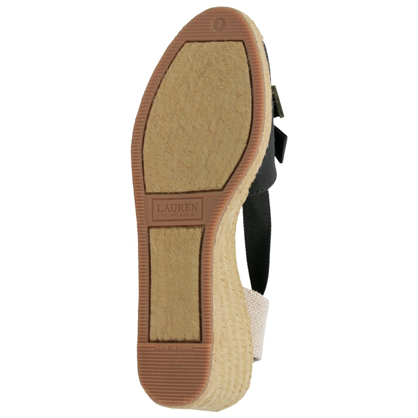 Damskie sandały LAUREN RALPH LAUREN HOLLIE ESPADRILLES CASUAL 802729795001 kolor czarny