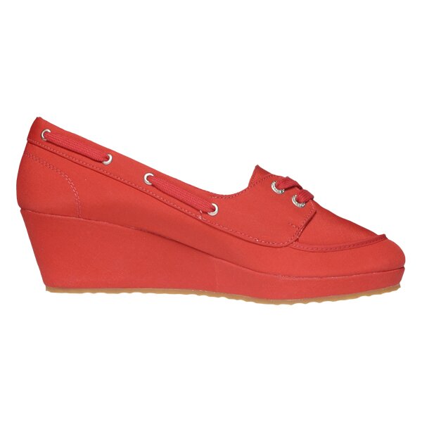 Damskie mokasyny i półbuty LACOSTE INSEE 721srw244484t kolor czerwony