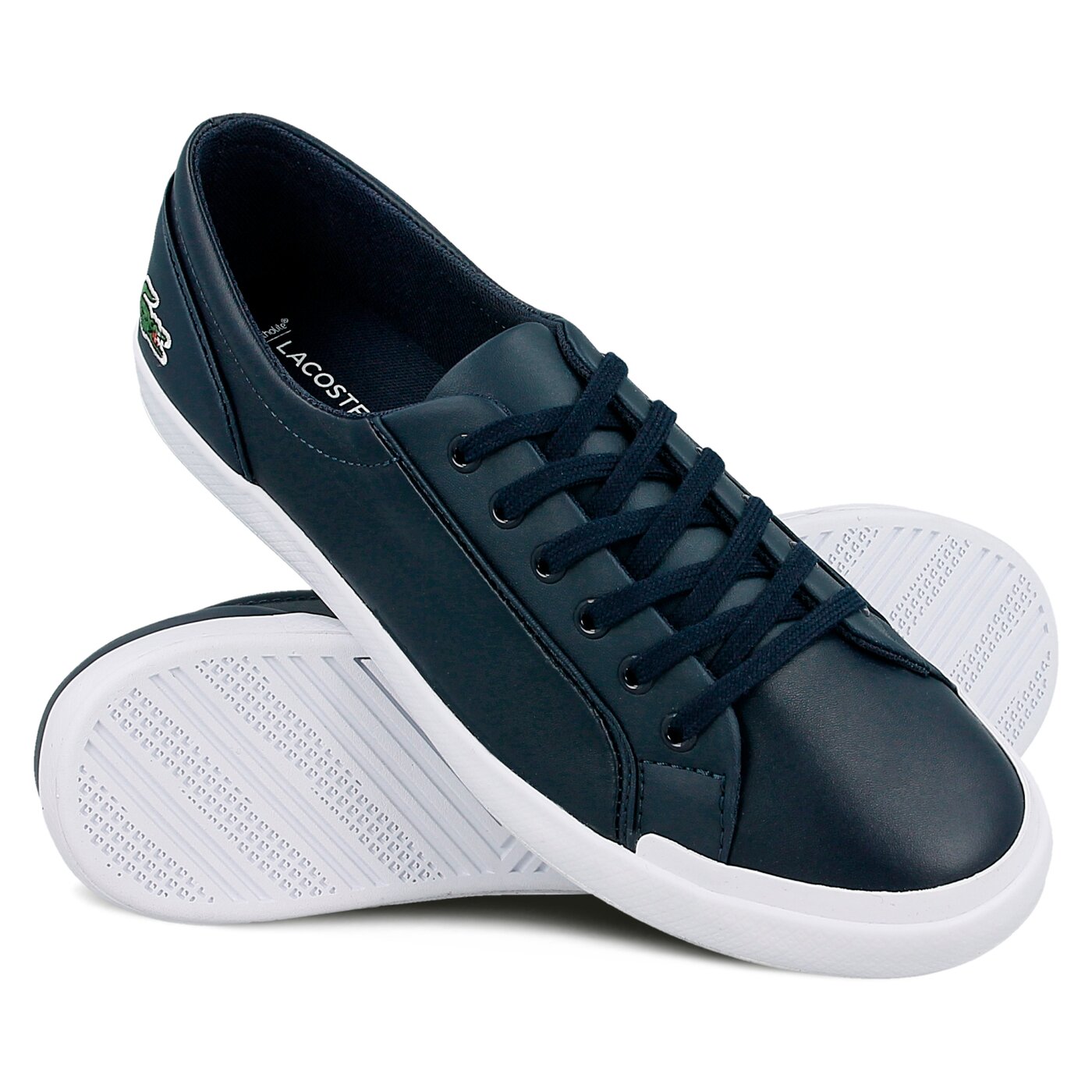 Damskie trampki LACOSTE LANCELLE BL 1 732spw0135003 kolor granatowy