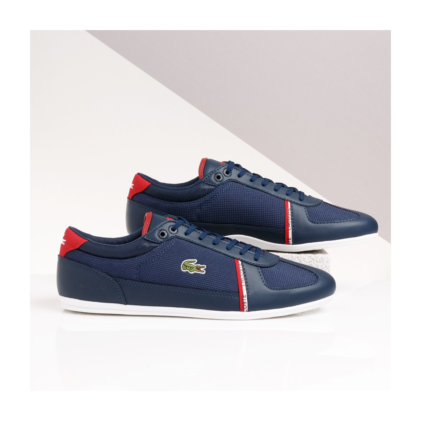 Męskie sneakersy (buty) LACOSTE EVARA SPORT 319 1 CMA 738cma0043144 kolor granatowy