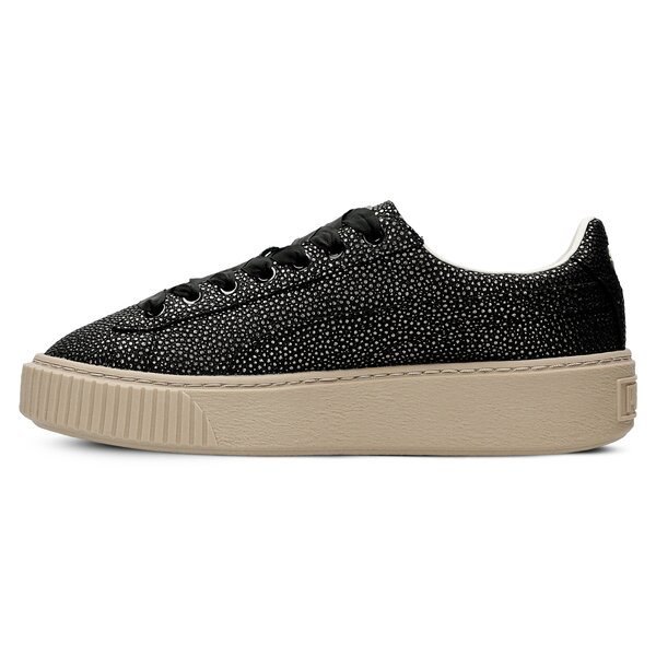 Damskie sneakersy (buty) PUMA BASKET PLATFORM LUX WN'S 36491303 kolor czarny
