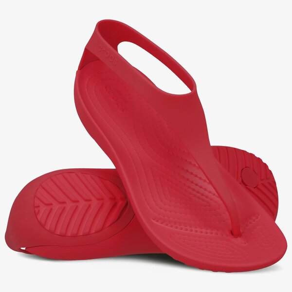 Damskie sandały CROCS SERENA FLIP #205468611# kolor różowy