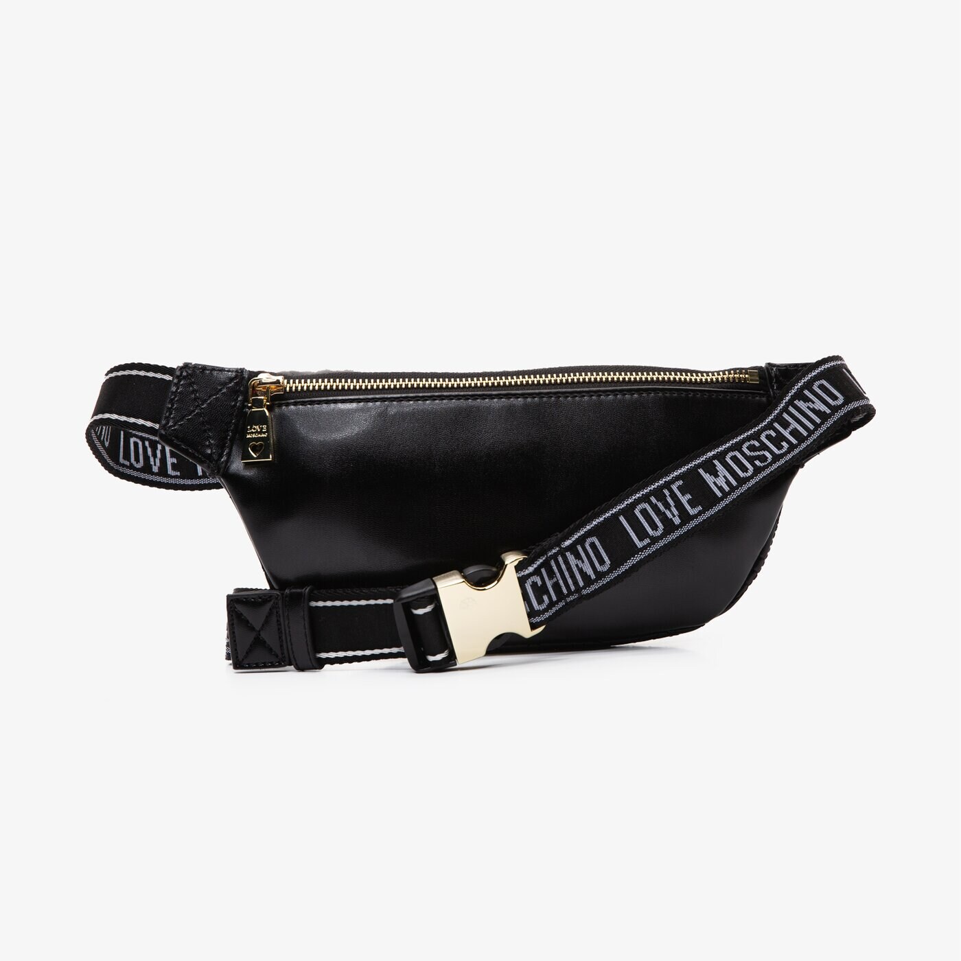 Damska nerka / saszetka LOVE MOSCHINO TOREBKA NEW SHINY QUILTED jc4206pp0aka0000 kolor czarny