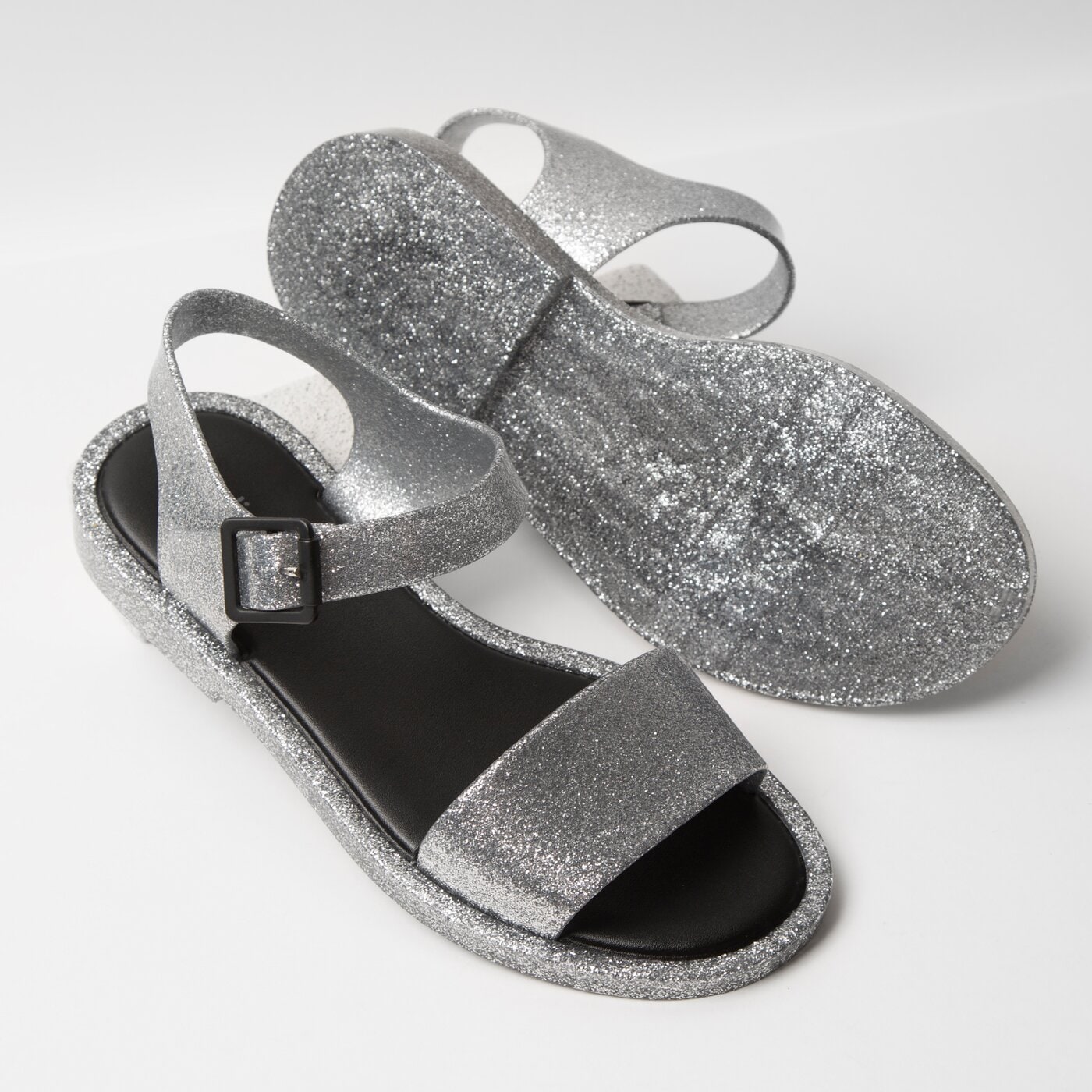 Damskie sandały MELISSA MAR SANDAL 3233752959 kolor srebrny