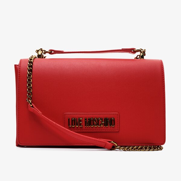 Damska torebka LOVE MOSCHINO TOREBKA LETTERING LOVE MOSCHINO jc4261pp0akm0500 kolor czerwony