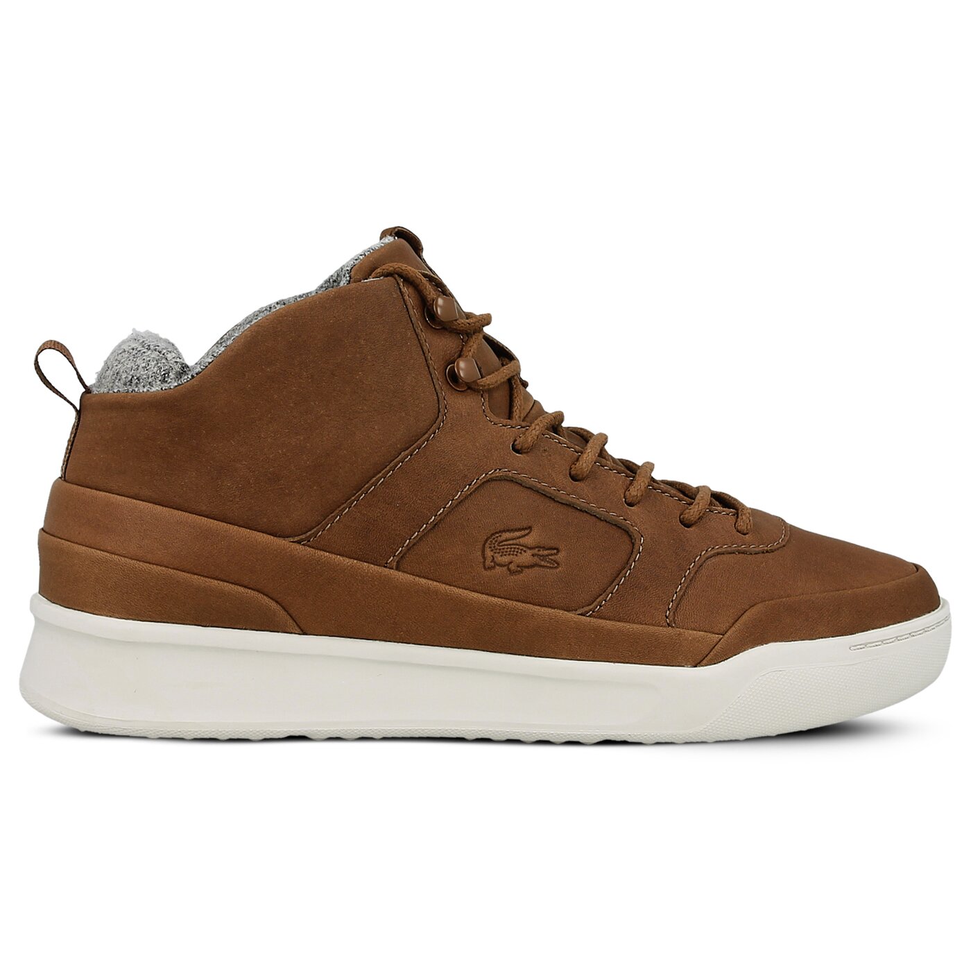 Męskie sneakersy (buty) LACOSTE EXPLORATEUR MID 317 1 734cam0016078 kolor brązowy