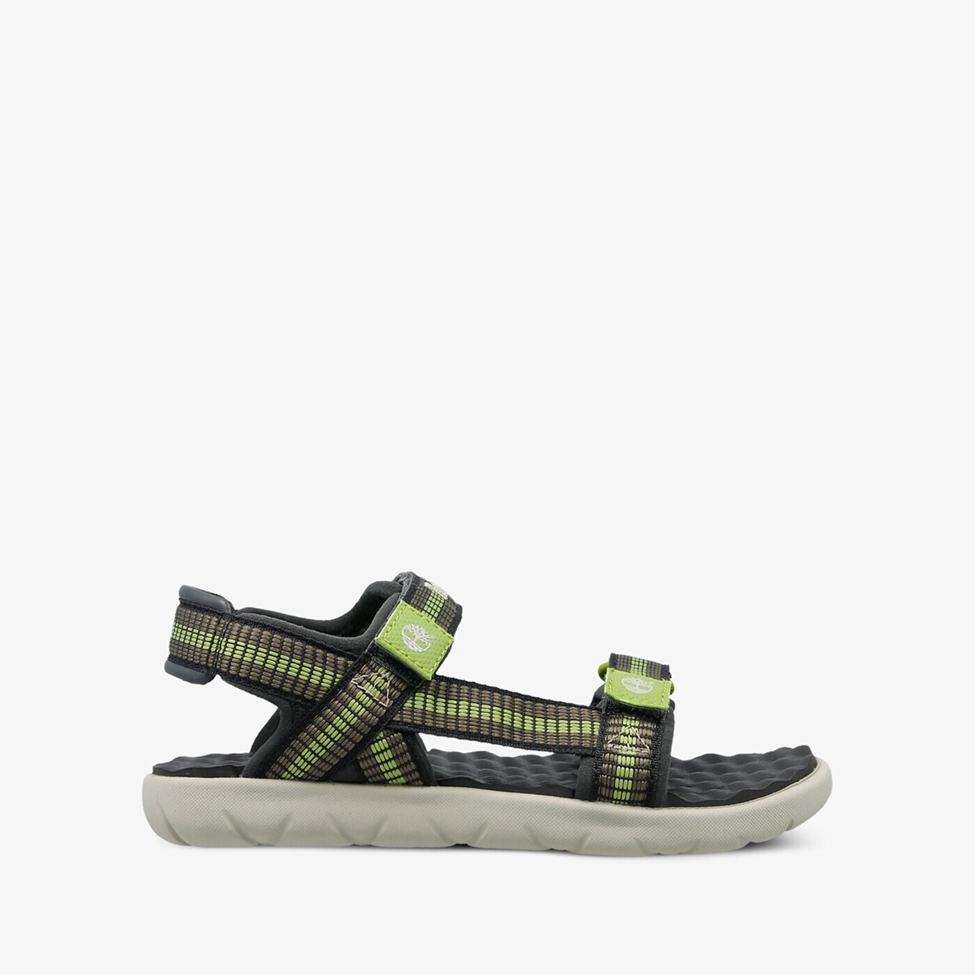 Dziecięce sandały / klapki TIMBERLAND PERKINS ROW WEBBING SNDL tb0a1nkd1101 kolor khaki