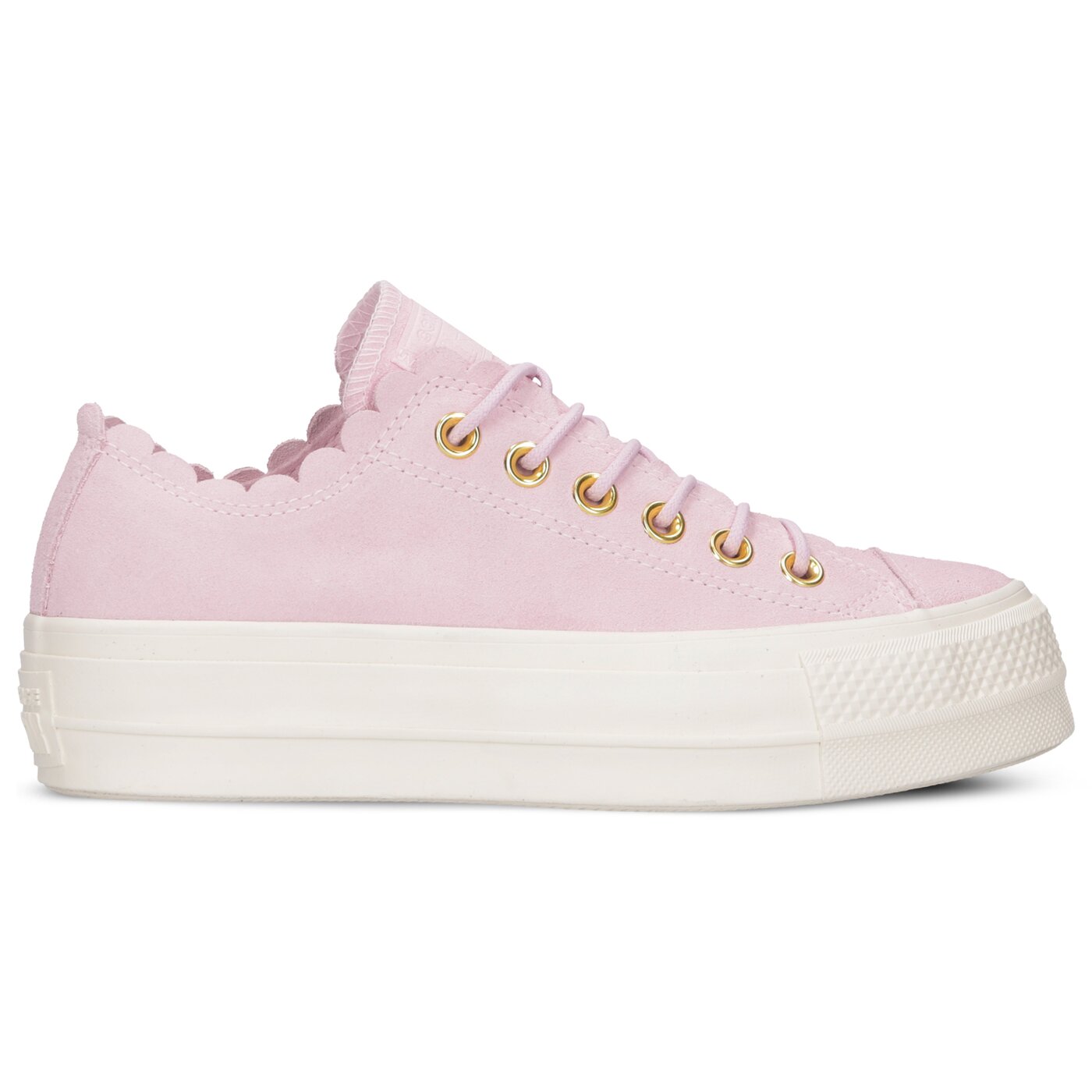 Damskie trampki CONVERSE CHUCK TAYLOR ALL STAR LIFT SCALLOP c563500 kolor różowy
