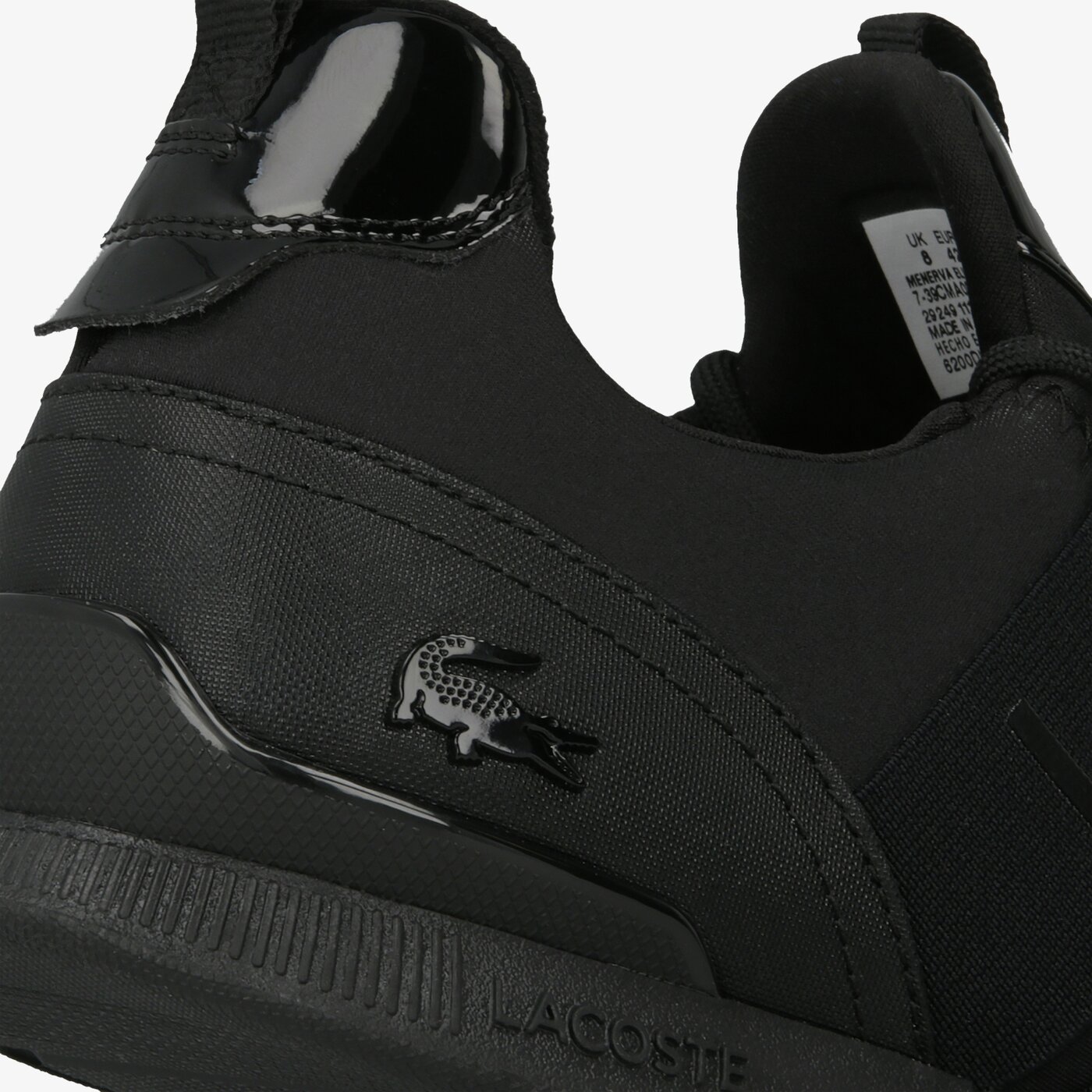 Męskie sneakersy (buty) LACOSTE MENERVA ELITE 120 2 CMA 739cma001002h kolor czarny