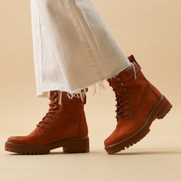 Damskie trapery TIMBERLAND COURMAYEUR VALLEY YBOOT tb0a2hnkch71 kolor brązowy