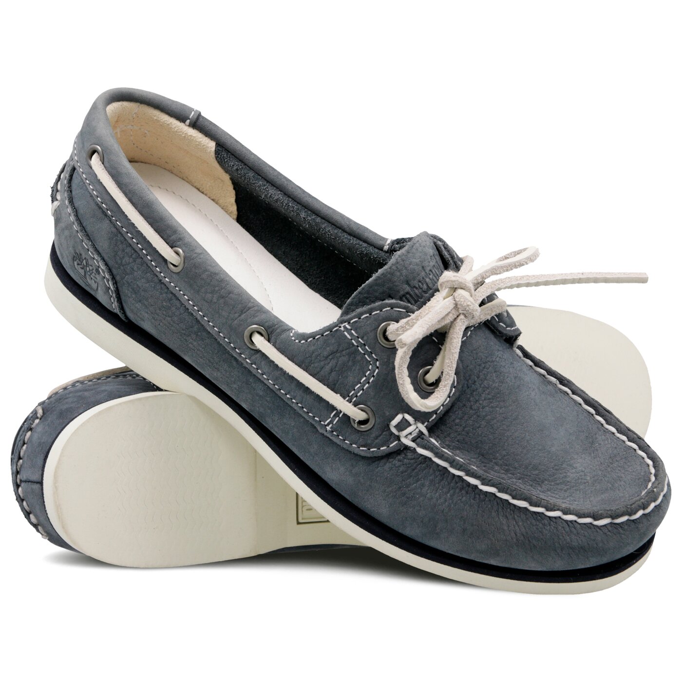 Damskie mokasyny i półbuty TIMBERLAND CLASSIC BOAT UNLINED BOAT SHOE tb03937r4841 kolor granatowy