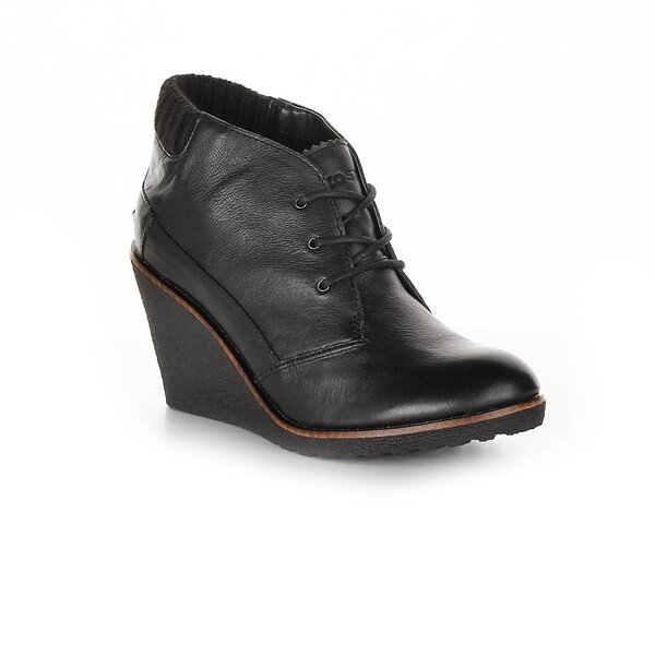 Damskie buty za kostkę LACOSTE LEREN 2 724srw3342024 kolor czarny