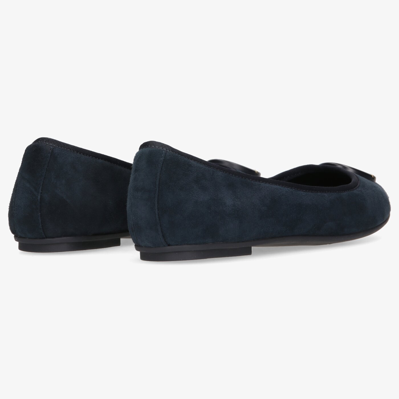 Damskie baleriny (buty) TOMMY HILFIGER TH COLORED HARDWARE BALLERINA fw0fw06342dw5 kolor granatowy