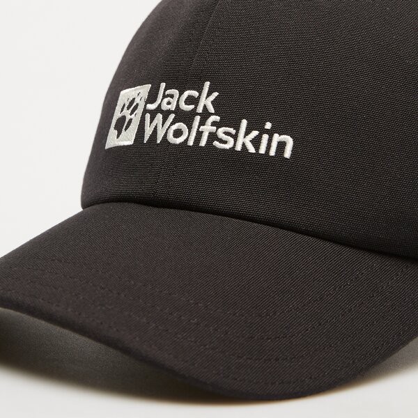 Damska czapka z daszkiem JACK WOLFSKIN CZAPKA BASEBALL CAP 19006756000 kolor czarny