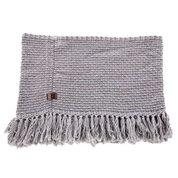 Damski szalik / rękawiczki TIMBERLAND SZALIK FRINGED ETERNITY SCARF j1723052 kolor szary