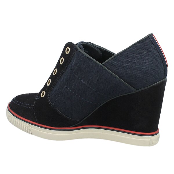Damskie buty za kostkę TOMMY HILFIGER SAGE 1C  fw56818771403 kolor granatowy