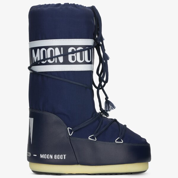 Damskie śniegowce MOON BOOT NYLON 14004400002 kolor niebieski