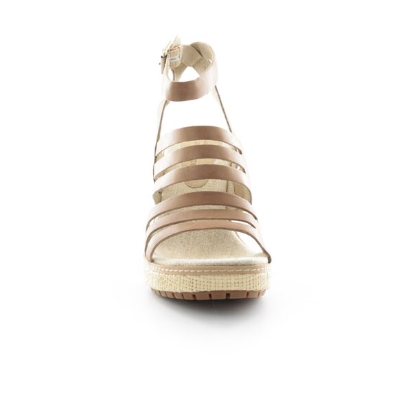 Damskie sandały TIMBERLAND EK CHAUNCEY SANDAL WRAPPED 27612 kolor beżowy