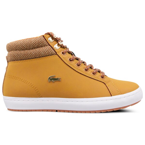 Damskie trampki LACOSTE STRAIGHTSET INSULATEC3182 736caw0045355 kolor beżowy