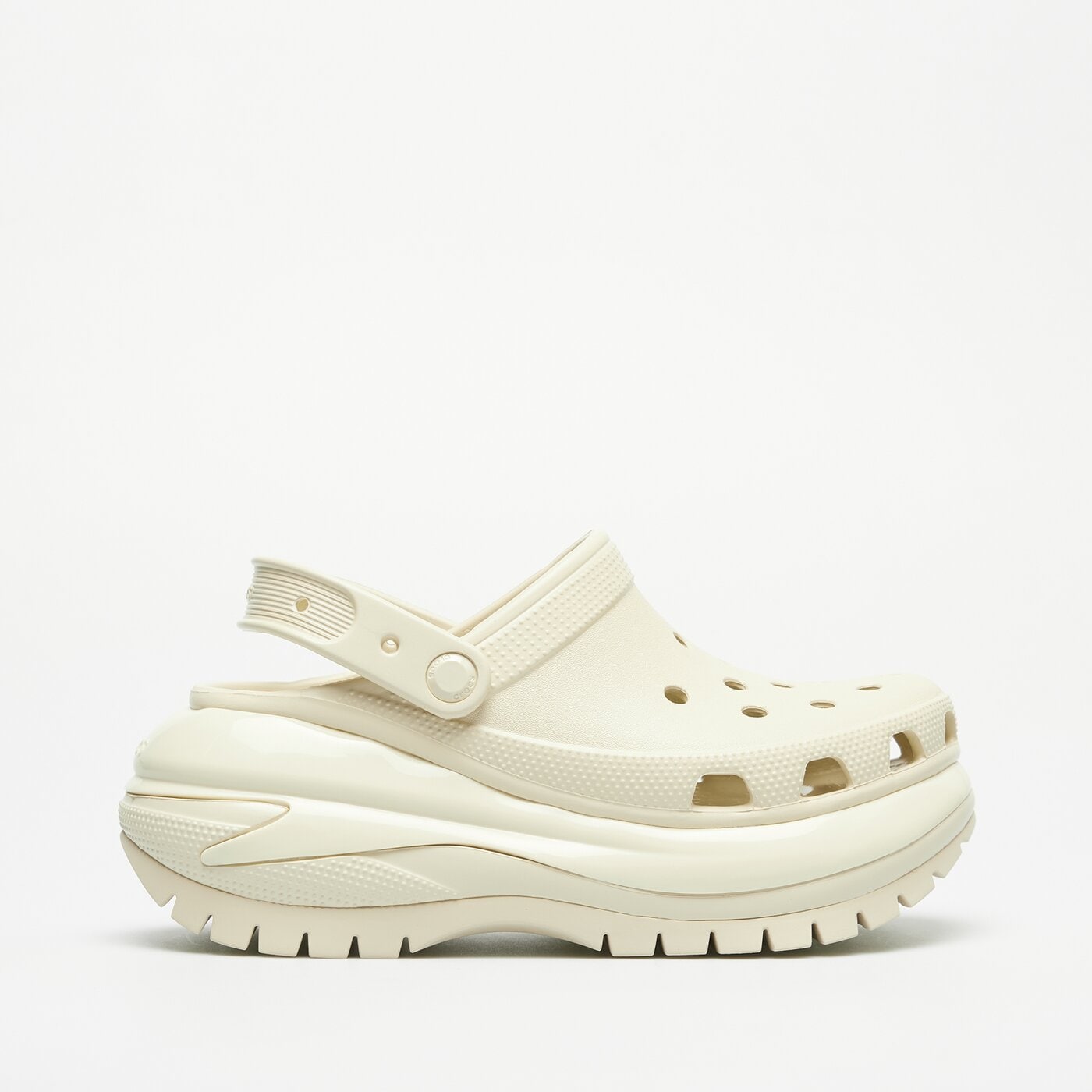 Damskie sandały CROCS CLASSIC MEGA CRUSH CLOG 2079882y2 kolor beżowy