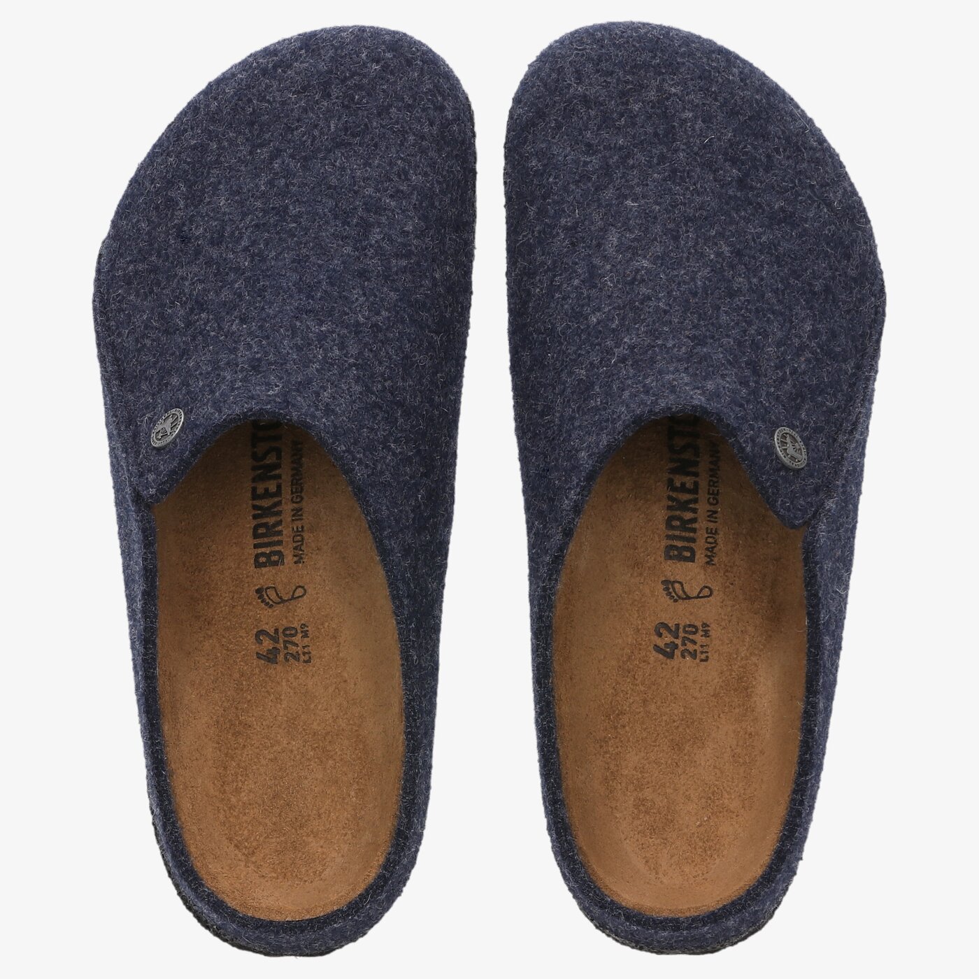 Męskie klapki BIRKENSTOCK ZERMATT RIVET 1017519 kolor granatowy