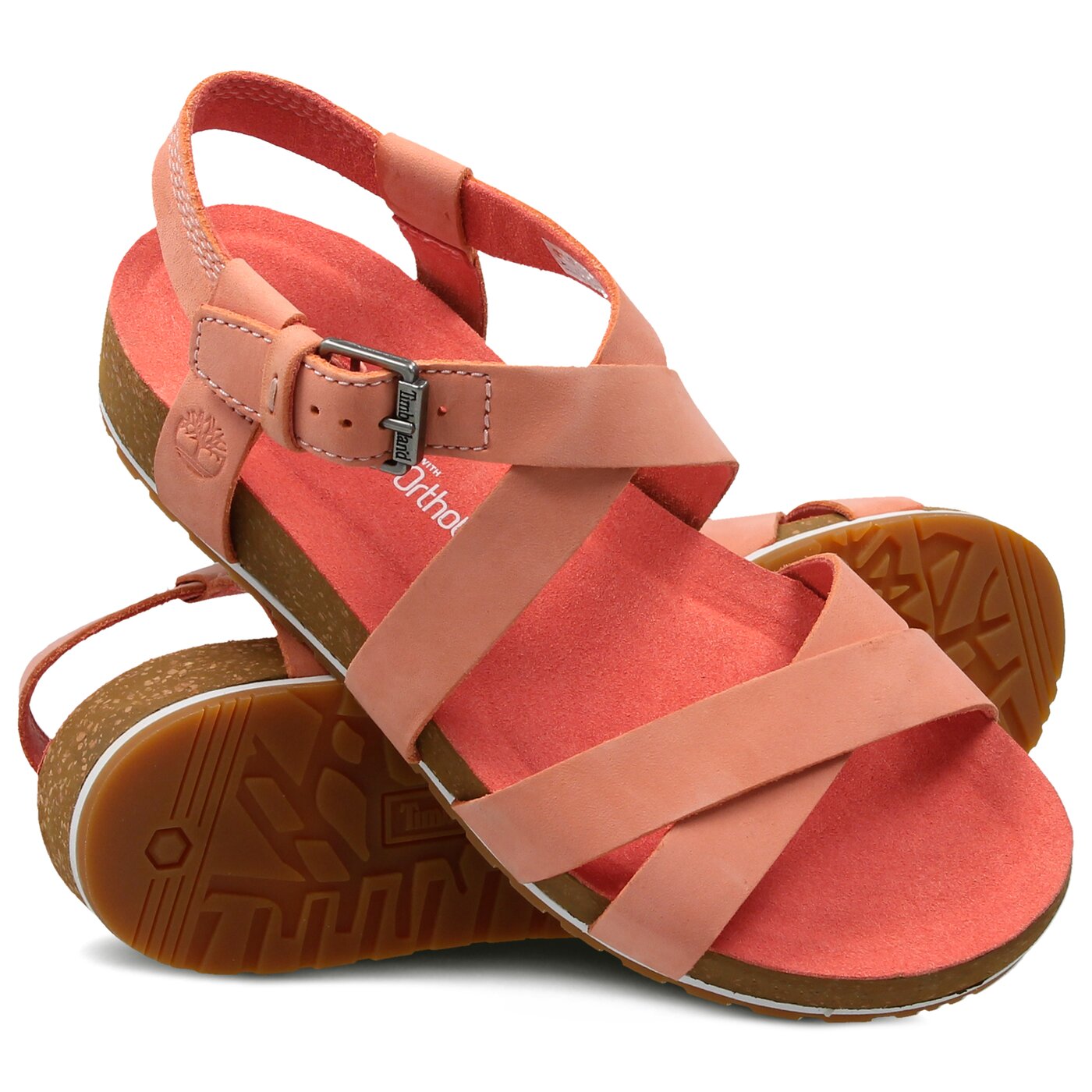 Damskie sandały TIMBERLAND MALIBU WAVES ANKLE ca1mr7 kolor różowy